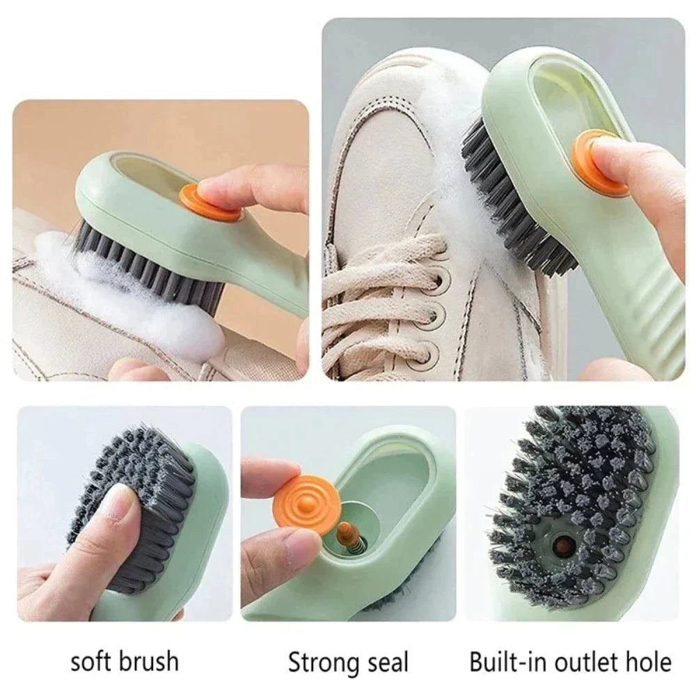 Multifunctional Scrubbing Brush With Soap Dispenser