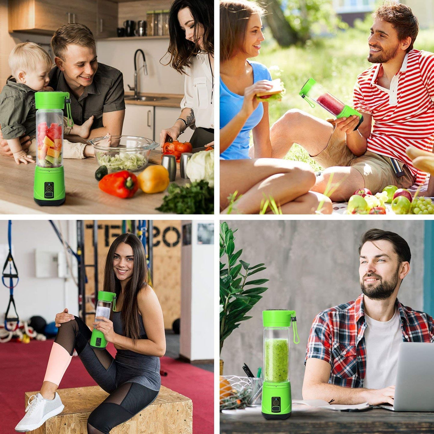 Portable Rechargeable Electric USB Juicer