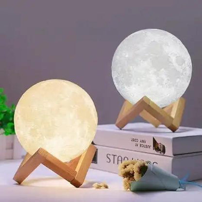 Lunar 3D Moonlight Lamp With Multi Color Modes