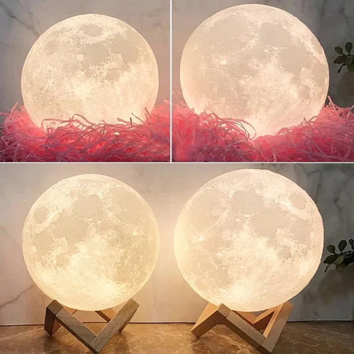 Lunar 3D Moonlight Lamp With Multi Color Modes